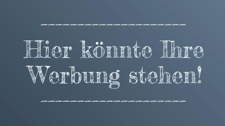 Hier könnte Ihre Werbung&nbsp;stehen!